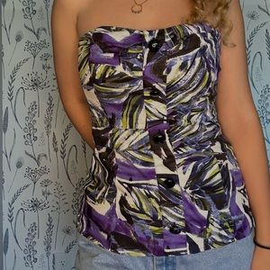 cute strapless form fitting top 👾